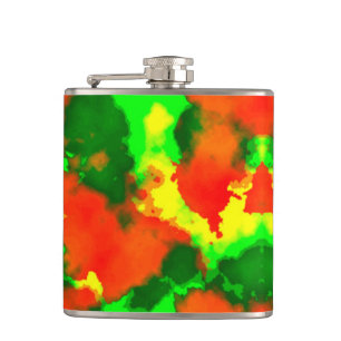 Camouflage Vinyl Wrapped Flask Heupfles