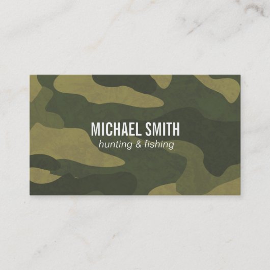 Camouflage Visitekaartje (Voorkant)