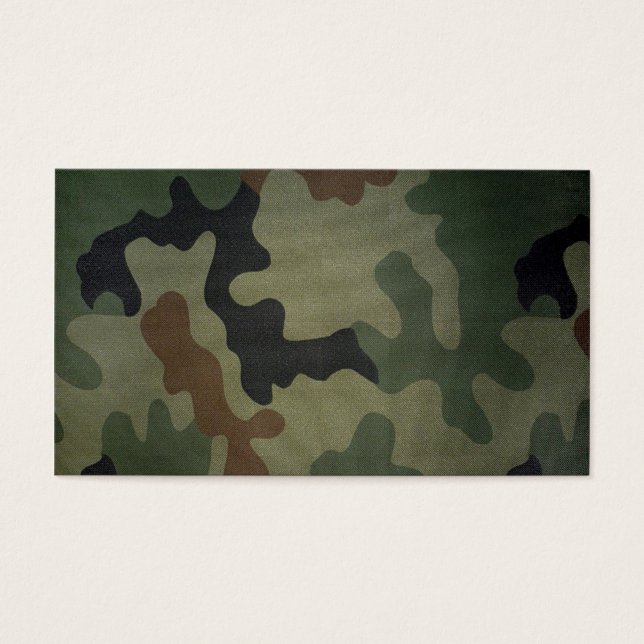 Camouflage Visitekaartje (Voorkant)