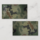 Camouflage Visitekaartje (Voorkant / Achterkant)