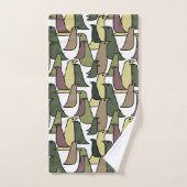 Camouflage vogels bad handdoek (Handdoek)