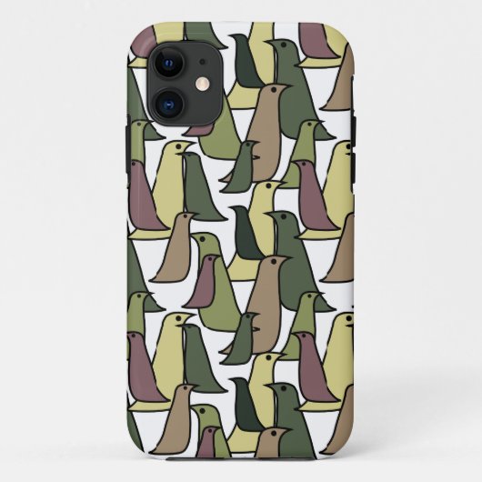Camouflage vogels Case-Mate iPhone case (Achterkant)