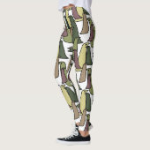 Camouflage vogels leggings (Links)