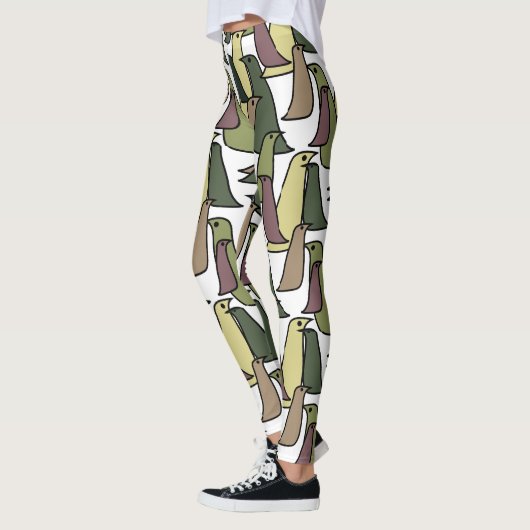 Camouflage vogels leggings (Links)