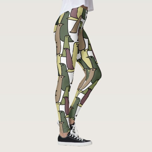 Camouflage vogels leggings (Rechts)