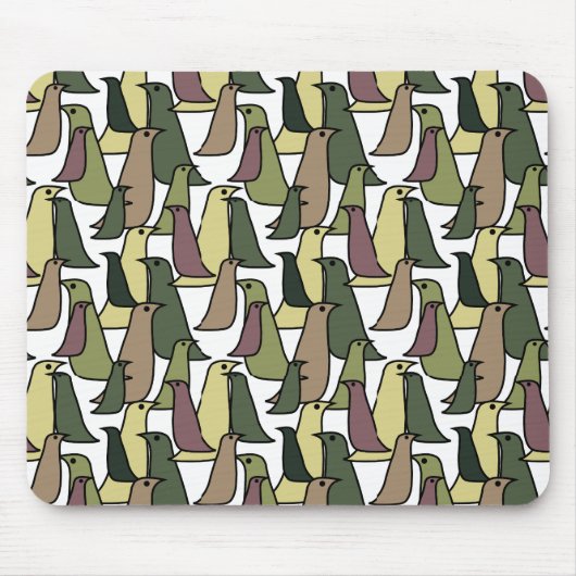 Camouflage vogels muismat (Voorkant)