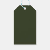 Camouflage volledig patroon cadeaulabel (Achterkant)