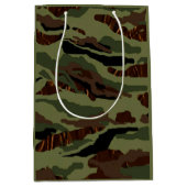 Camouflage volledig patroon medium cadeauzakje (Voorkant)