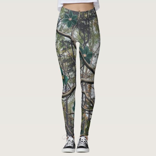 Camouflage voor de jacht op vrouwen leggings (Voorkant)