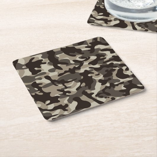 Camouflage voor dichte bij kartonnen onderzetters (Schuin)