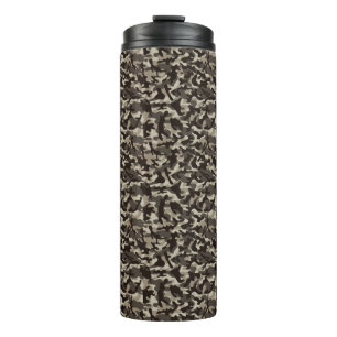 Camouflage voor dichte bij  thermosbeker