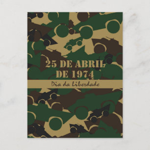 Camouflage voor militaire voertuigen briefkaart