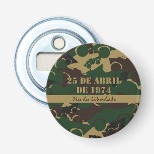Camouflage voor militaire voertuigen button flesopener