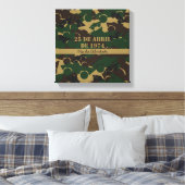 Camouflage voor militaire voertuigen canvas afdruk (Insitu (Slaapkamer))