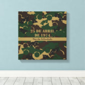 Camouflage voor militaire voertuigen canvas afdruk (Insitu (Houten vloer))