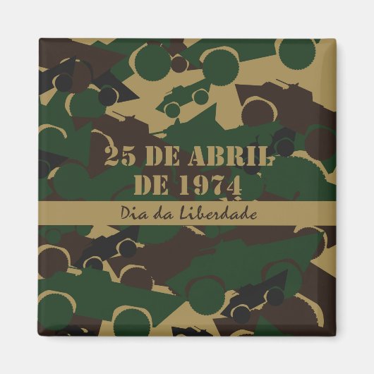 Camouflage voor militaire voertuigen magneet (Voorkant)