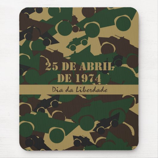 Camouflage voor militaire voertuigen muismat (Voorkant)