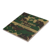 Camouflage voor militaire voertuigen tegeltje (Zijkant)