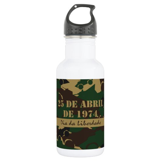 Camouflage voor militaire voertuigen waterfles (Voorkant)