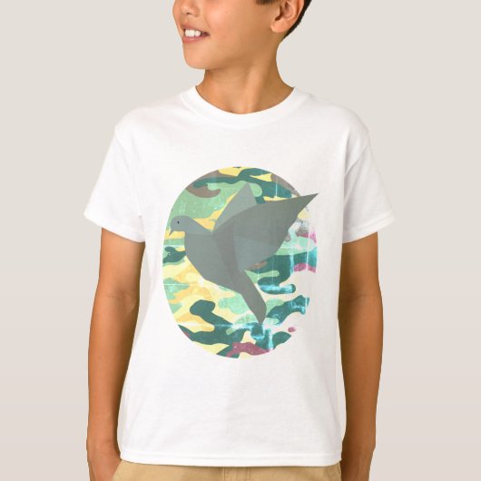 Camouflage Vredes T-shirt (Voorkant)