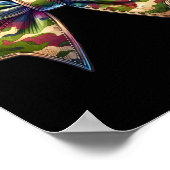 Camouflage Vrouwen Coquette Bow Camo Bow Jagen Poster (Hoek)
