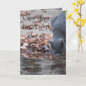 Camouflage werkt toch niet kaart (Gele Bloem)