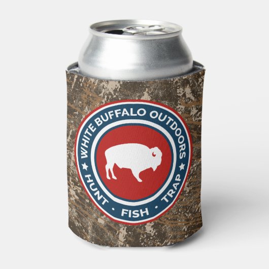 Camouflage White Buffalo Koelbox buitenshuis Blikjeskoeler (Blikje Voorkant)