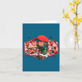 Camouflage Wilde Eend Gelukkige Valentijnsdag Jach Kaart (Gele Bloem)