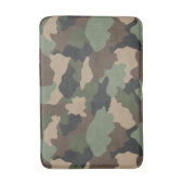 Camouflage Woodland Camo Khaki Tan Black Badmat (Voorkant Verticaal)