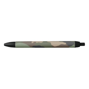 Camouflage Woodland Camo Militaire Khaki Tan Black Zwarte Inkt Pen
