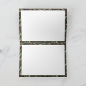 Camouflage Woodland Kaart (Binnen)