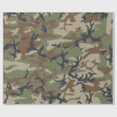 Camouflage Wrapping Paper Cadeaupapier (Vlak)