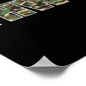 Camouflage Yhwh Yahweh Christelijke Camo Jagen Poster (Hoek)