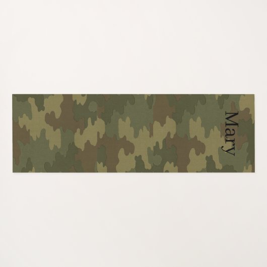 Camouflage Yogamat (Achterkant (horizontaal))