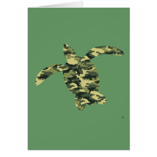 Camouflage Zee Turtle Silhouette