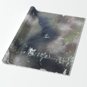 Camouflagebladpatroon Cadeaupapier (Uitgerold)