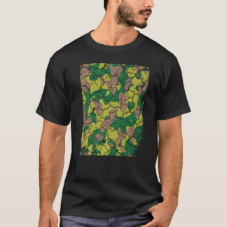 Camouflaged Hunting Distressed T-shirt
