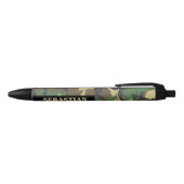 Camouflaged Pattern Personalized Zwarte Inkt Pen (Bovenkant)