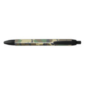Camouflaged Pattern Personalized Zwarte Inkt Pen (Achterkant)