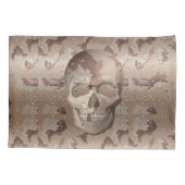 Camouflaged Skull - Plaats hier hoofd Kussensloop (Achterkant)