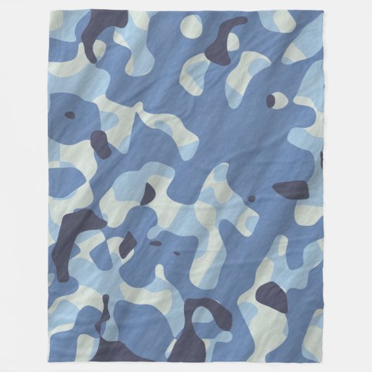 camouflagefleecedeken fleece deken (Voorkant)