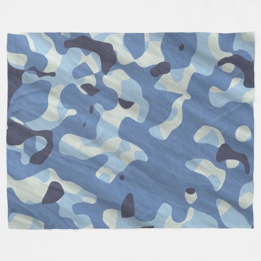 camouflagefleecedeken fleece deken (Voorkant (Horizontaal))