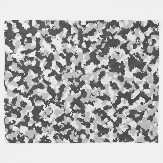 camouflagefleecedeken fleece deken (Voorkant (Horizontaal))