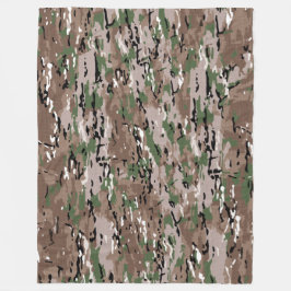 camouflagefleecedeken fleece deken