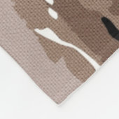 camouflagefleecedeken fleece deken (Hoek)