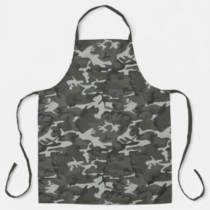 Camouflagegrijs Schort
