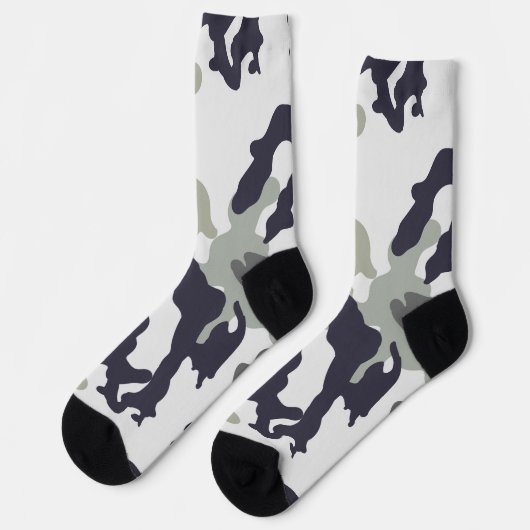 Camouflagegrijze sokken (Links)