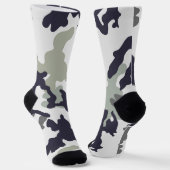Camouflagegrijze sokken (Gebogen)