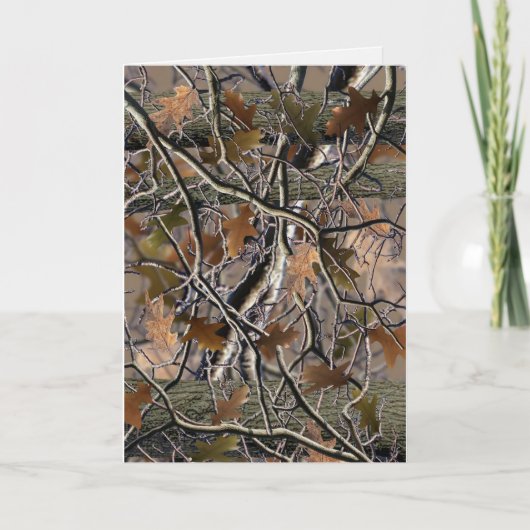 Camouflagekaart, Verjaardagen, Evenementen, Jagen, Kaart (Voorkant)