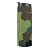 Camouflagekleur Abstract Patroon Thermosbeker (Geroteerd rechts)